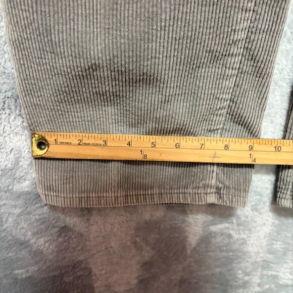 Vintage McGregor Pants Mens 36X28 Light Gray Corduroy Straight Leg 80's 90's - Picture 9 of 10
